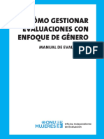 Cómo Gestionar Evaluaciones Con Enfoque de Género (ONU Mujeres 2015)