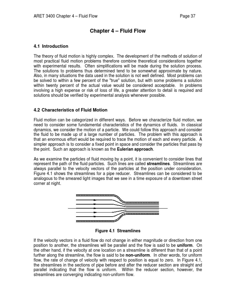 Fluid Flow Dynamics Explained | PDF | Fluid Dynamics | Reynolds Number