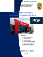 Analisis Financiero de La Empresa Scotiabank Peru S.A.A: Huancavelica-Perú 2021