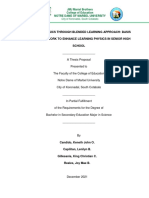 Learning Physics Through Blended Learning Approach: Basis For A Framework To Enhance Learning Physics in Senior High School