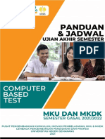 Panduan & Jadwal Uas Gasal 2021-2022 CBT Mku & MKDK