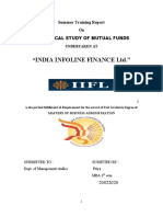 India Infoline Finance LTD.": Analytical Study of Mutual Funds