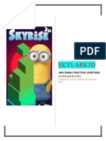 Skylark3D: Mid Exam (Practical Scripting)