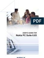 Nokia PC Suite 6.83: User'S Guide For
