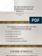 Teaching Mathematics in The Intermediate Grade Math 2: Nhelgen Pat Novio Instructor