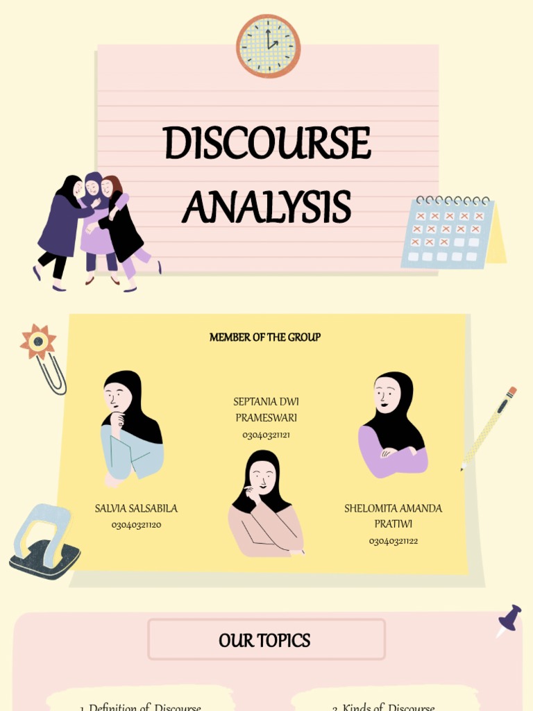 Discourse Analysis | PDF | Discourse | Linguistics