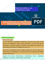 Tema 4-1 - Ejecución de La Construcción - Obras Preliminares y Provisionales