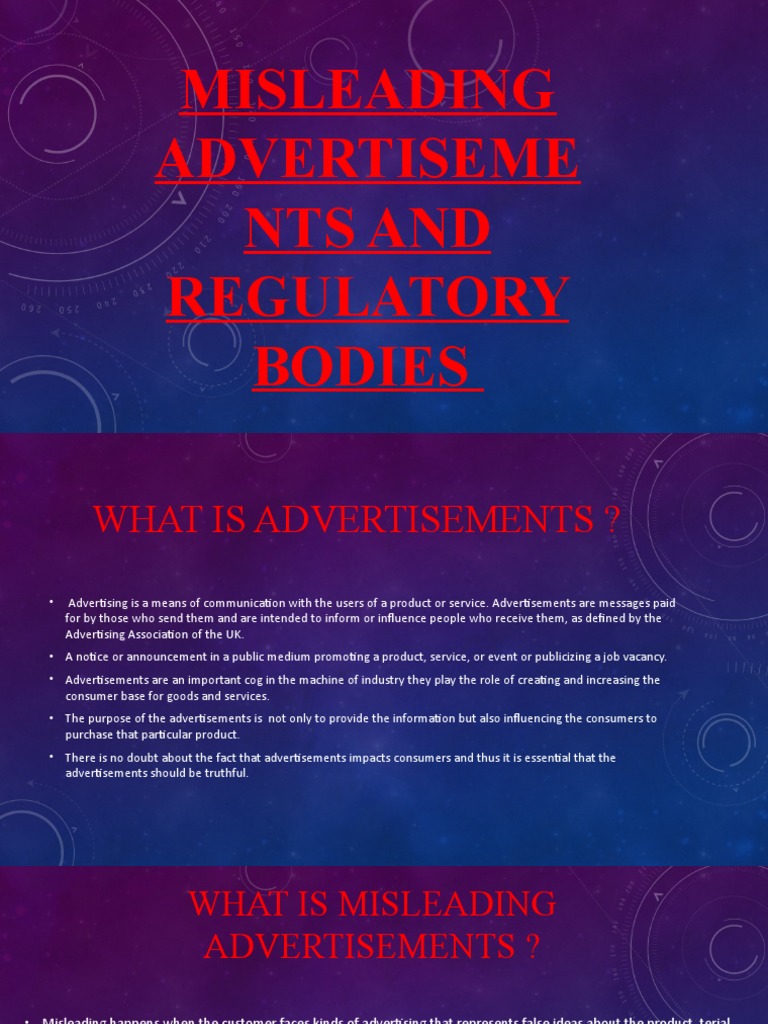 Misleading Ads: Consumer Impact | PDF | Advertising | False Advertising