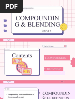 Linguistic 1 - Compounding and Blending