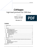 Canopen: High-Level Protocol For Can-Bus