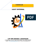 Formulir Audit Internalpdf
