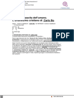 Alla Parrocchia Universitaria L'umanesimo Cristiano Di Carlo Bo - Il Mascalzone - It, 10 Dicembre 2021