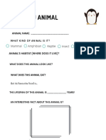 Bi-Color Animal Adaptation and Environment Printable Worksheet 1 1