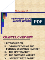 IFM - Lecture 2.7 - Foreign Exchange Market - Mechanism