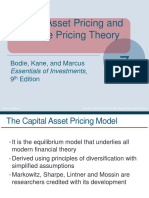 Capital Asset Pricing and Arbitrage Pricing Theory: Bodie, Kane, and Marcus 9 Edition