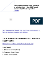 Updated - Tech Mahindra Non-SDE All Coding Solution by Pappu Career Guide