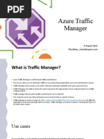 Azure Traffic Manager: 9 August 2021