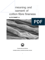 Meaning & Assessment of Fibre Fineness