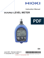 Sound Level Meter: Instruction Manual