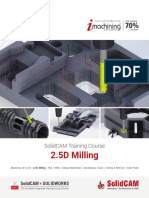 SolidCAM 2021 2.5D Milling Training Course