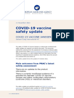 Covid 19 Vaccine Safety Update Covid 19 Vaccine Janssen 11 November 2021 - en