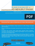 Pertemuan ke 2 Komunikasi menurut pakar (1)