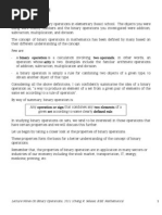 Download Binary Operations Notes by Oteng Selasie SN54680974 doc pdf
