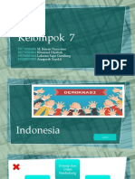 Demokrasi Indonesia Kelompok 7