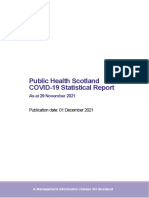 2021 12 01 Covid19 Publication Report Scotland