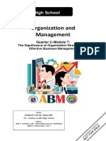 MATH11 ADM OrgMan Q2 Module7 Organization Theories For Effective Business Management