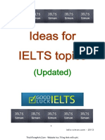 Simon.-Ideas For IELTS Topics (Updated)