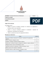 Texto 1 - Tecnologia Electrotécnica de Manutencão