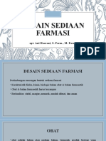 DESAIN SEDIAAN FARMASI Pert 2