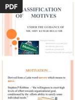 Classification of Motives