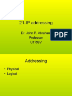 21-IP Addressing: Dr. John P. Abraham Professor Utrgv
