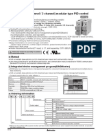 TM Series: Multi-Channel (4 Channel / 2 Channel) Modular Type PID Control