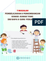 7 Masalah Pembelajaran & Perkembangan Kanak-Kanak