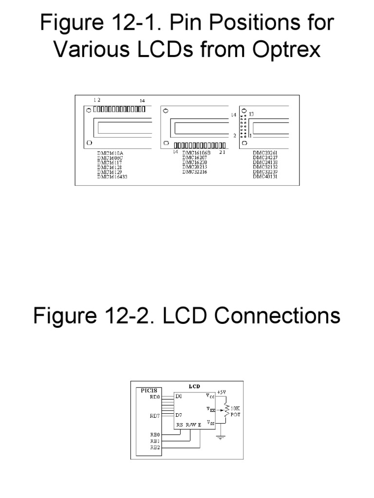 LCD Connections and Timing Diagrams | PDF | Teaching Methods ...