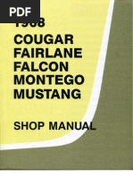 Download 1968 Cougar Fairlane Falcon Montego  Mustang Shop Manual by 6t07t SN54682662 doc pdf