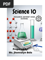 Week 4 Module Science 10