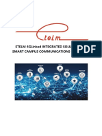 Etelm 4glinked Integrated Solution For Smart Campus Communications & Security