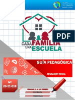 Cojedes 018 Inicial Guía Pedagógica Cada Familia Una Escuela