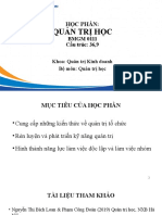 Học phần Quản trị học 1