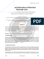 Design and Fabrication of Motorized Hydraulic Jack