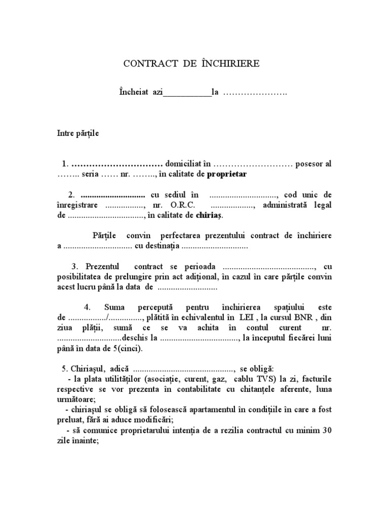 Model imputernicire persoana fizica