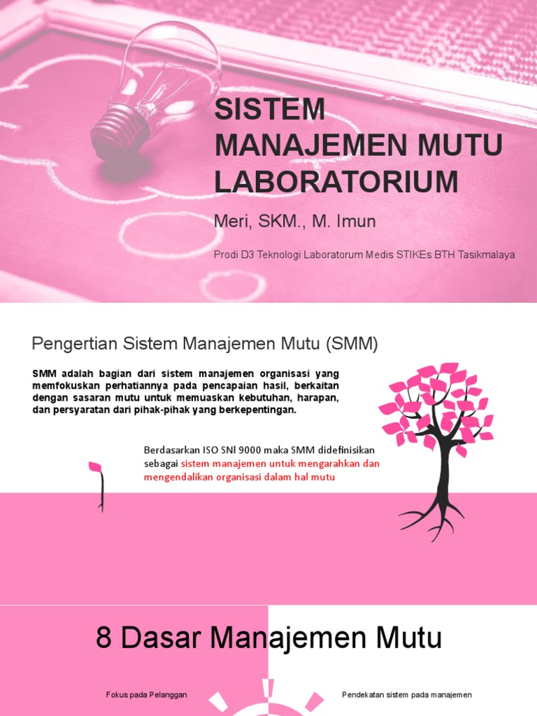 Sistem Manajemen Mutu Lab Medis | PDF | Bisnis