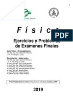 Problemas y Ejercicios de Exámenes Finales - FÍSICA 2019