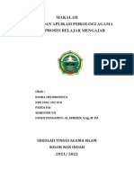 Manfaat Dan Aplikasi Psikologi Agama Dalam Proses Belajar Mengajar