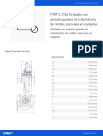 FYRP 1.7 - 16 Unidades Con Pestaña Guiadas de Rodamientos de Rodillos, para Ejes en Pulgadas - 20210405