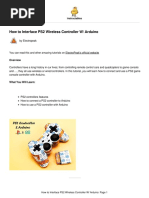 How To Interface PS2 Wireless Controller W Arduino